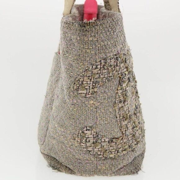 CHANEL Cambon Line Tote Bag Pink Gray CC - Picture 4 of 12